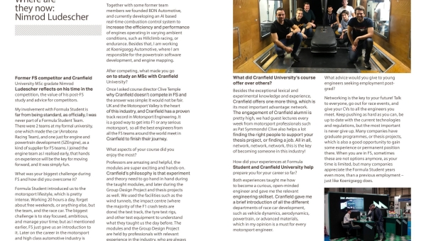 Formula Student SUPPORT